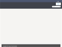 Tablet Screenshot of cms.sbcounty.gov